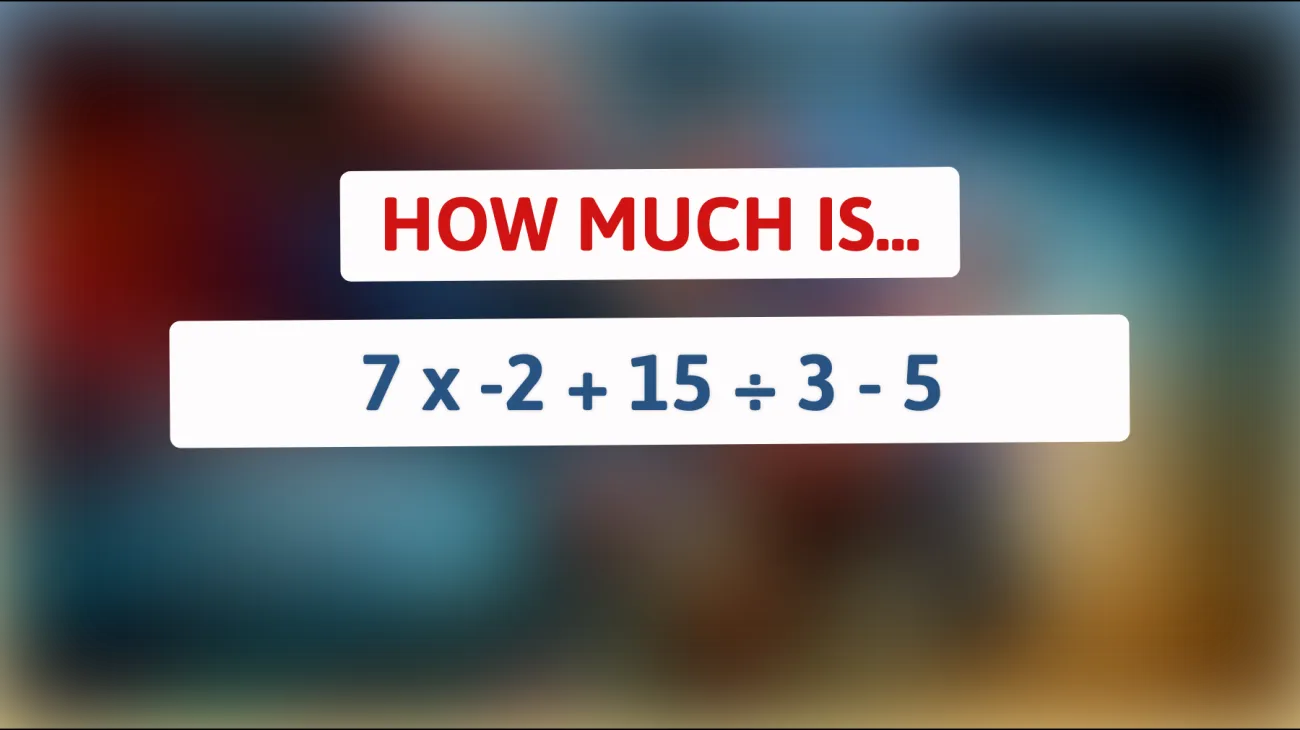 Are You Among the Brilliant Minds Who Can Solve This Tricky Math Riddle?"