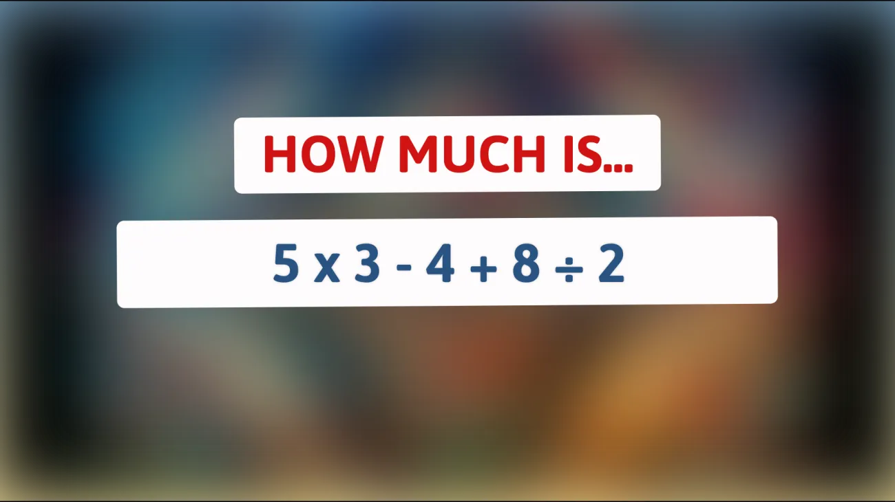 Are You Smart Enough to Solve This Brain Teaser? Try Your Luck with This Simple Math Challenge!"