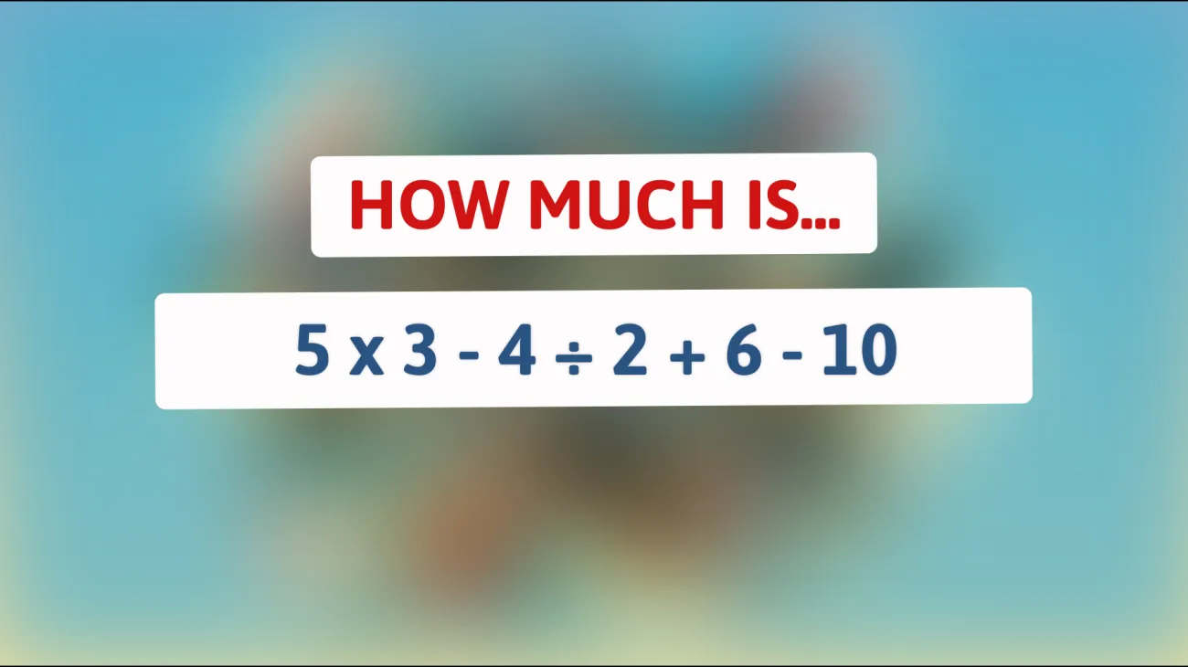 Can You Solve This Math Riddle That Only 1% of Geniuses Can Crack? Find Out Now!"