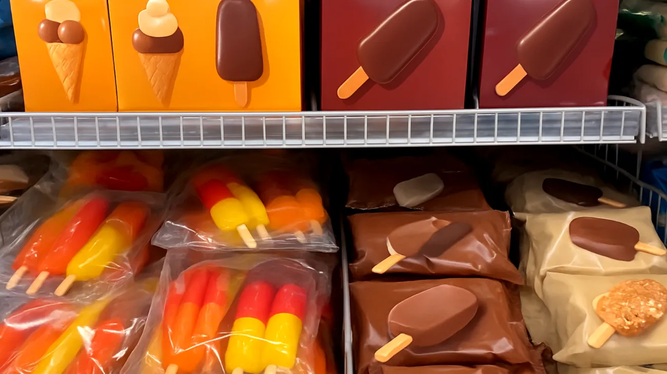 Ice creams and popsicles"